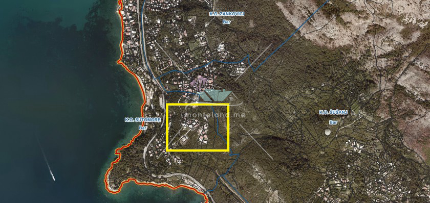Land, offers sale, BAR, RATAC, Montenegro, 1.800M, Price - 165000€