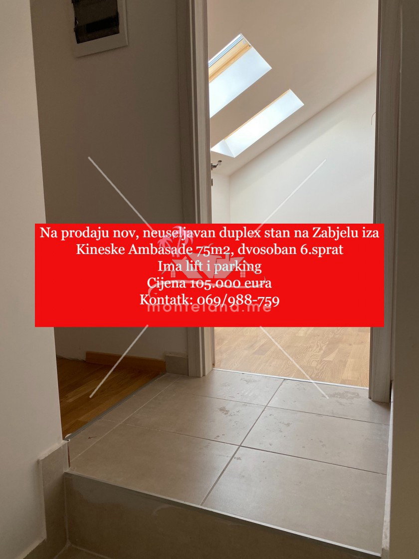 Apartment, offers sale, PODGORICA, ZABJELO, Montenegro, 75M, Price - 105000€