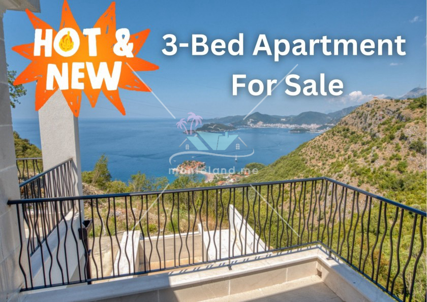 Apartment, offers sale, BUDVA OKOLINA, BLIZIKUĆE, Montenegro, 92M, Price - 335800€